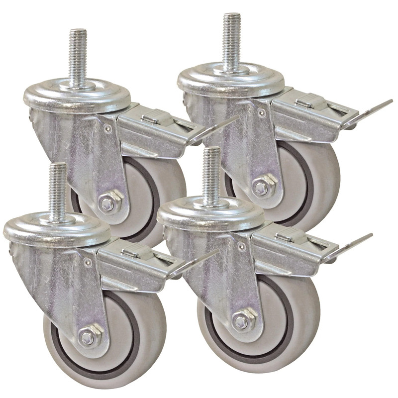 Casters Set for Universal Steel Stand - 4 Pack